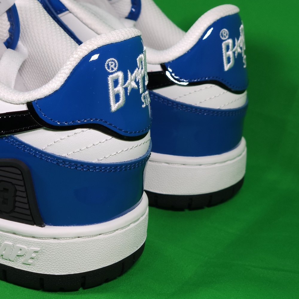 ❌️SOLD❌️ Bape Sk8 Sta #2 Blue And White Sneakers Size 10 Mens - Picture 2 of 9